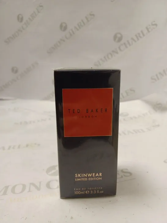 BOXED AND SEALED TED BAKER SKINWEAR LIMITED EDITION EAU DE TOILETTE 100ML