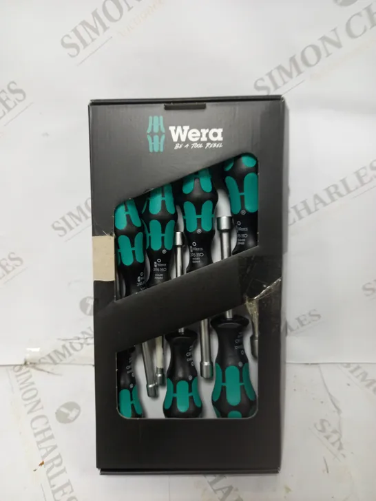 WERA 395 HO/7 SM KRAFTFORM HOLLOW SHAFT NUTSPINNER SET, 7PC,