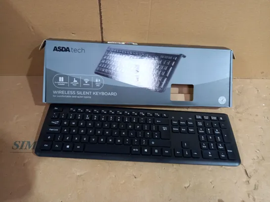 ASDA TECH WIRELESS SILENT KEYBOARD 