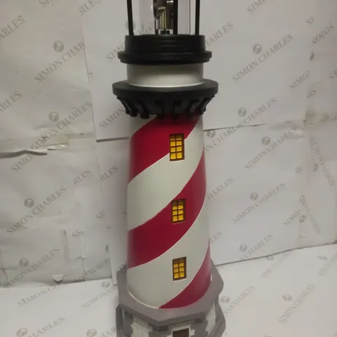 GARDEN REFLECTIONS XL SOLAR ROTATING 80CM LIGHTHOUSE