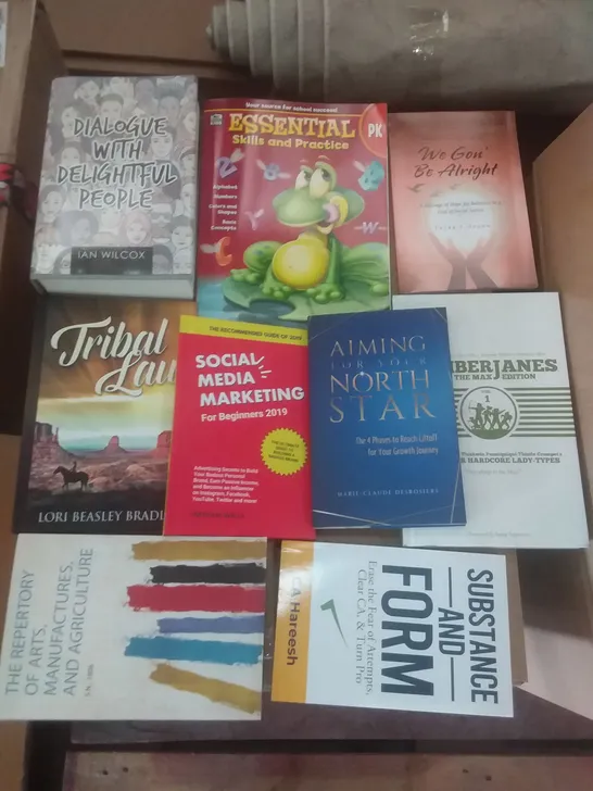 PALLET CONTAINING 2 BOXES OF ASSORTED BOOKS 