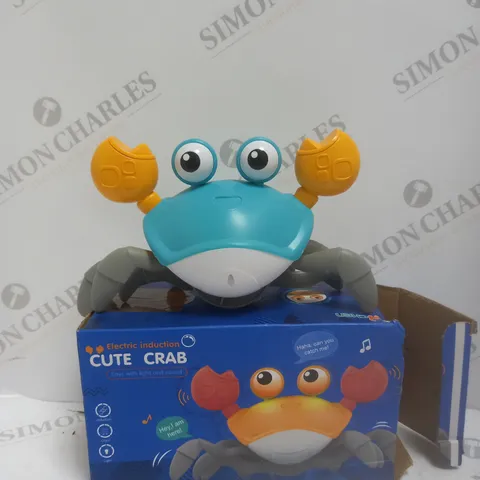 BOXED ELECTRIC INDUCTION CUTE CRAWLING CRAB TOY