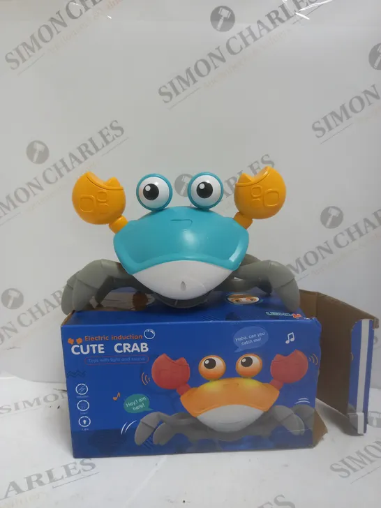 BOXED ELECTRIC INDUCTION CUTE CRAWLING CRAB TOY