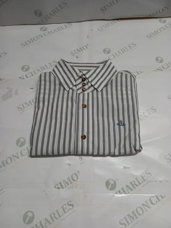 VIVIENNE WESTWOOD MAN LONDON STRIPPED SHIRT - SIZE 50