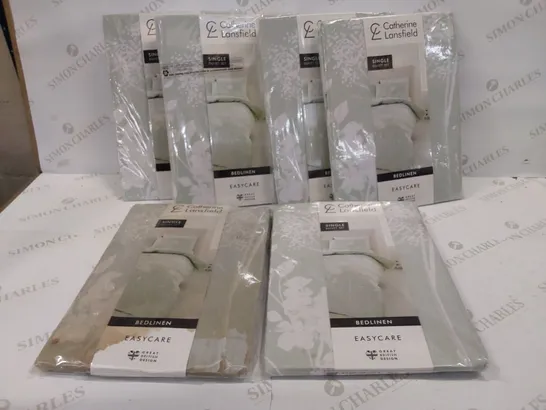 6 BRAND NEW CATHERINE LANSFIELD SINGLE DUVET SETS 