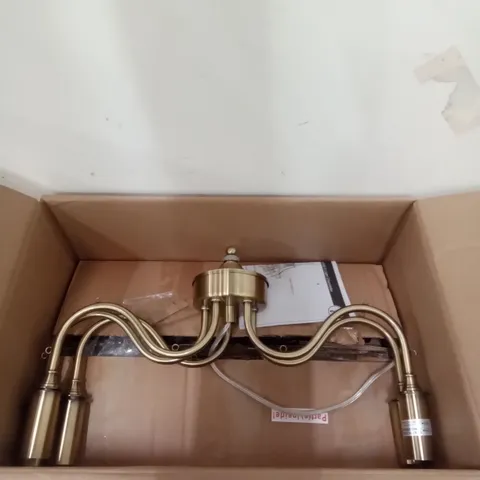 BOXED ALESSANDRA PENDANT ANTIQUE CEILING LIGHT - BRASS