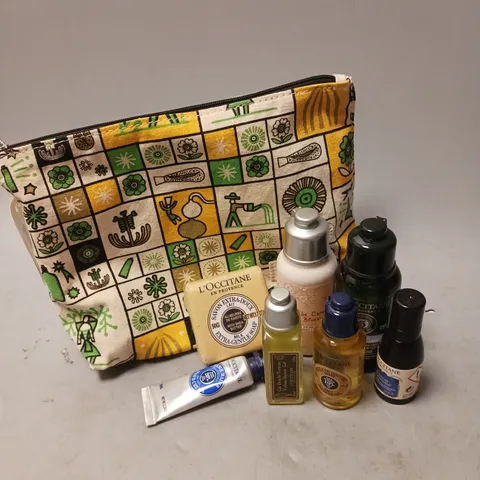 L'OCCITANE GIFT SET OF 7 PRODUCTS TO INCLUDE - CHERRY BLOSSOM SHIMMERING LOTION - BODY SHOWER OIL - MILK SOAP BAR - ETC