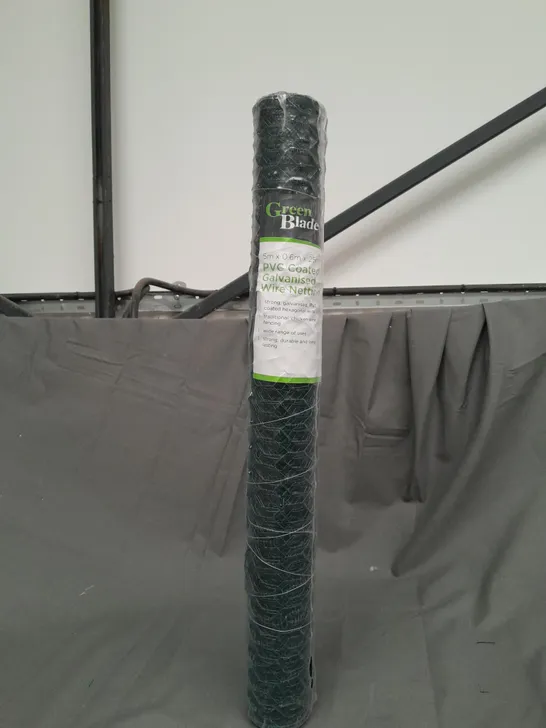 GREEN BLADE PVC COATED GALVANISED WIRE NETTING  