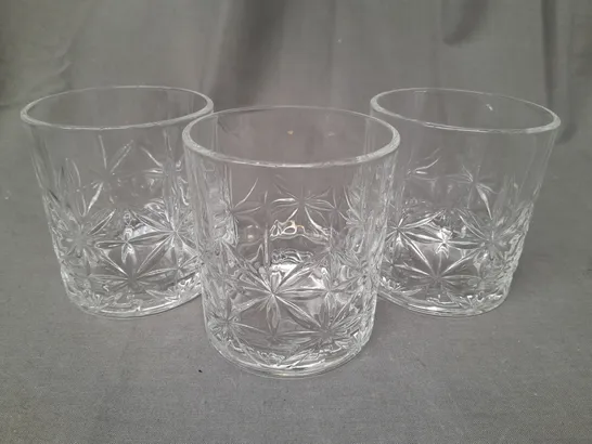 BOXED VINSANI ROYAL SET OF 6 WHISKEY GLASSES - COLLECTION ONLY