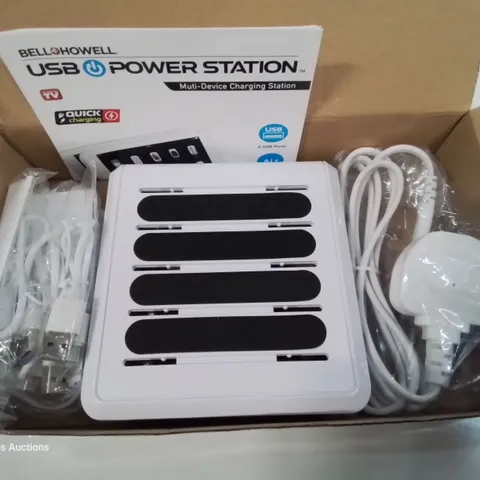 BOXED BELL & HOWELL MULTI DEVICE USB CHARGING STATION