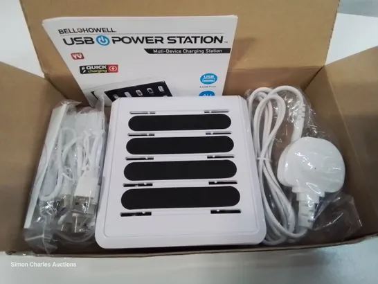 BOXED BELL & HOWELL MULTI DEVICE USB CHARGING STATION