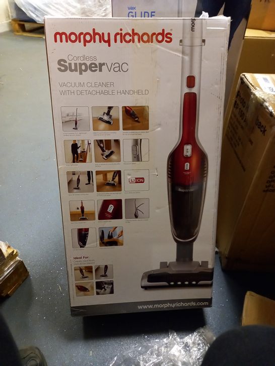 MORPHY RICHARDS SUPERVAC CORDLESS VACUUM CLEANER