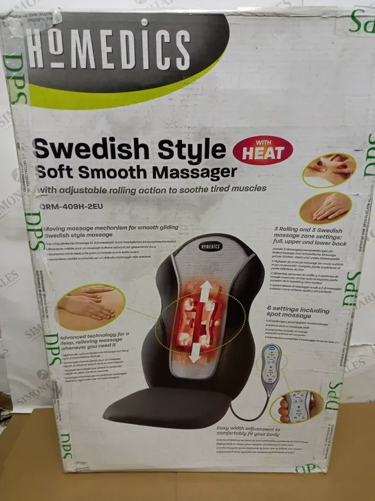 HOMEDICS SWEDISH STYLE SOFT SMOOTH MASSAGER