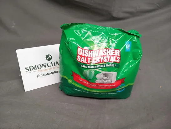 SIX PACKS OF DP DISHWASHER SALT CRYSTALS 2KG