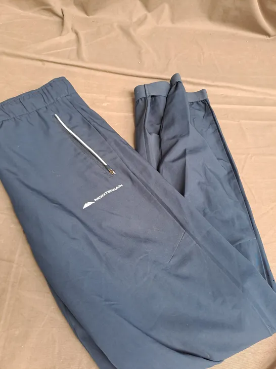 MONTERRAIN BLUE TRACK PANTS SIZE XL