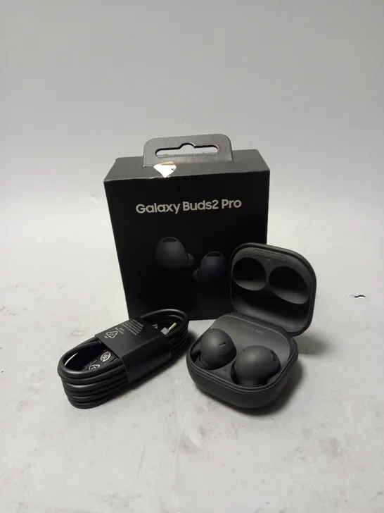 BOXED SAMSUNG GALAXY BUDS 2 PRO IN GRAPHITE