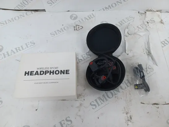 WIRELESS SPORT HEADPHONES CASED AND BOXED 