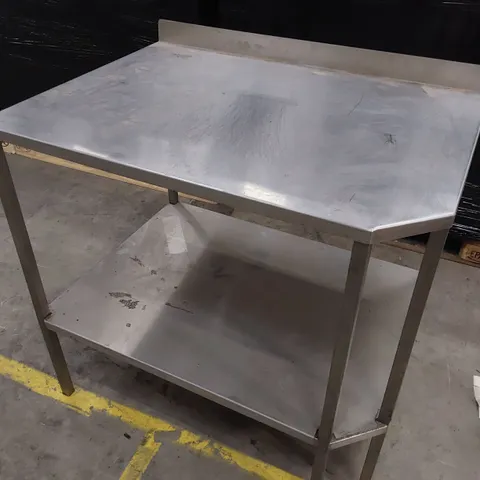 COMMERCIAL STAINLESS STEEL WORK STATION 90cm WIDE