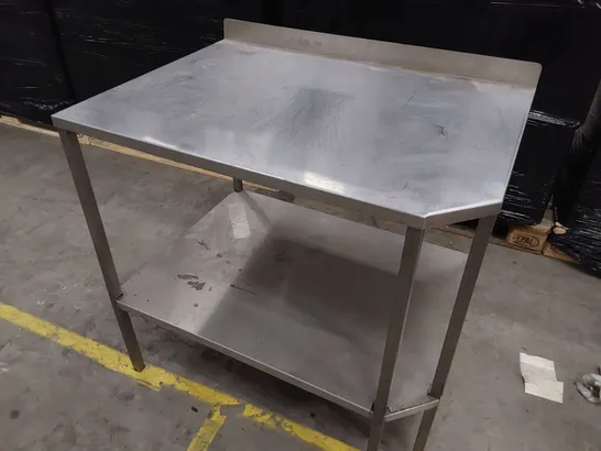 COMMERCIAL STAINLESS STEEL WORK STATION 90cm WIDE