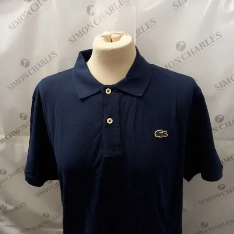 LACOSTE NAVY POLO SHIRT SIZE L