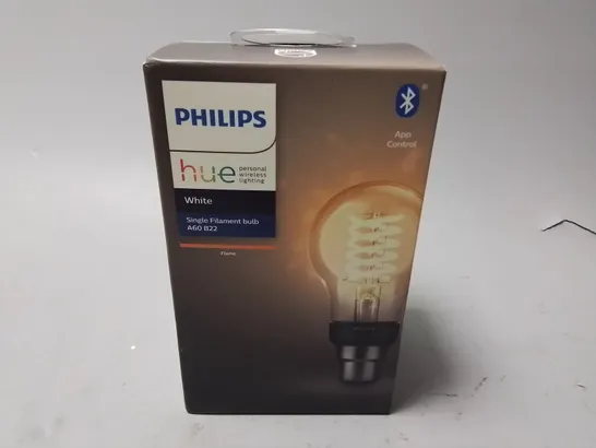 SEALED PHILIPS HUE WHITE SINGLE FILAMENT BULB A60 G22