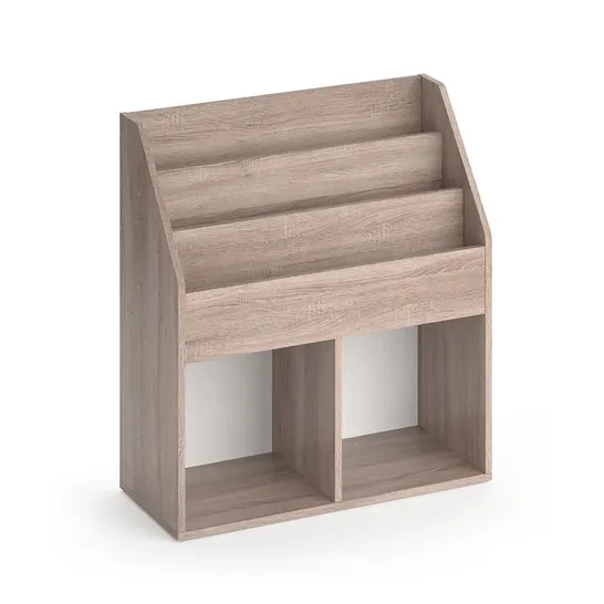 A BOXED BOOK DISPLAY UNIT 72CM W IN SONOMA 