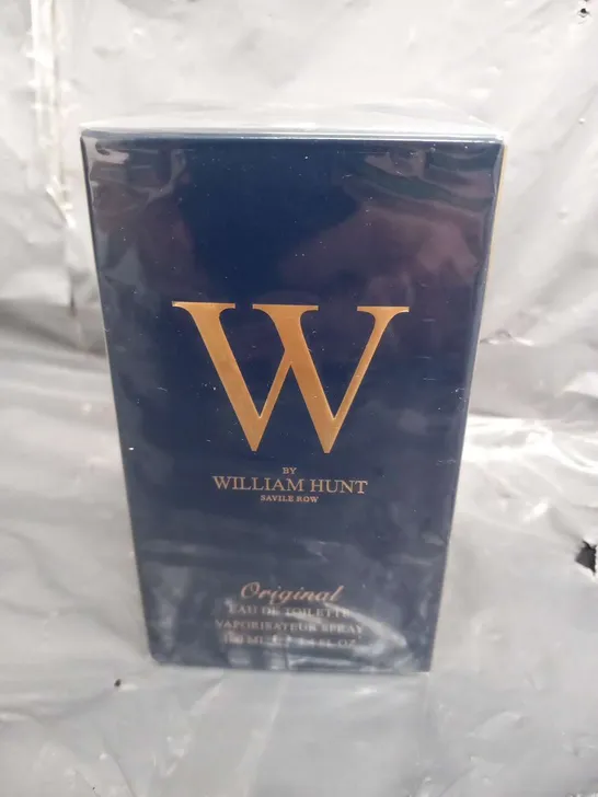 BOXED AND SEALED W BY WILLIAM HUNT SAVILLE ROW EAU DE TOILETTE SPRAY 100ML