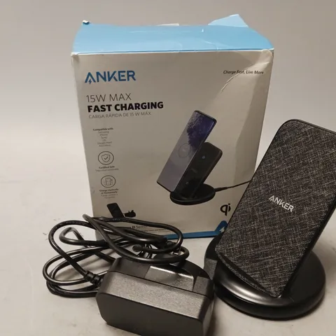 BOXED ANKER 15W MAX FAST CHARGING POWERWAVE II SENSE STAND