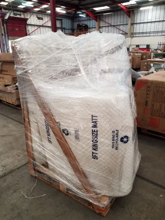 PALLET CONTAINING APPROXIMATELY 2 MIXED MATTRESSES 