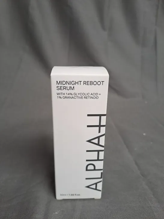 SEALED ALPHA-H LIQUID GOLD MIDNIGHT REBOOT SERUM 50ML