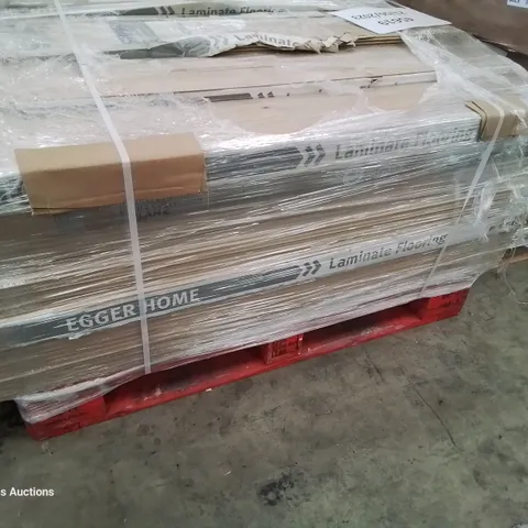 PALLET OF APPROXIMATELY 35 PACKS OF EGGER HOME LAMINATE FLOORING 