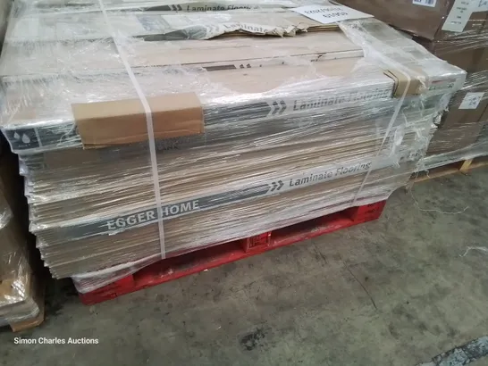 PALLET OF APPROXIMATELY 35 PACKS OF EGGER HOME LAMINATE FLOORING 