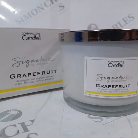 BOXED COPENHAGEN SIGNATURE COLLECTION CANDLE - GRAPEFRUIT