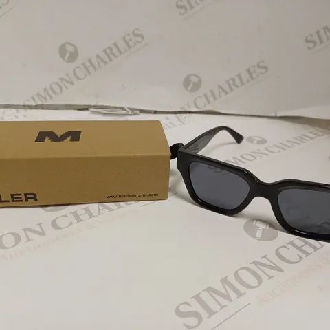 BOXED MELLER OKON ALL BLACK UNISEX SUNGLASSES 