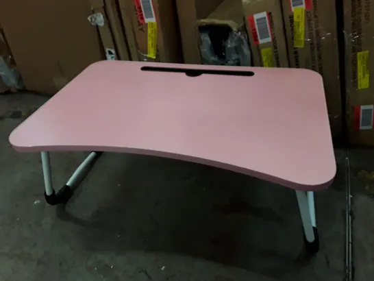 BOXED PINK LAPTOP TABLE