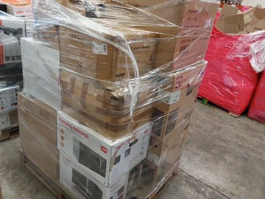 PALLET OF APPROXIMATELY 14 UNPROCESSED RAW RETURN MICROWAVE OVENS TO INCLUDE;