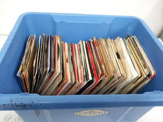 APPROXIMATELY 160  X 7” SINGLE VINYL RECORDS.