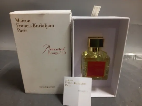 MASON FRANCIS KURKDJIAN PARIS BACCARAT ROUGE 540 70ML EAU DE PARFUM