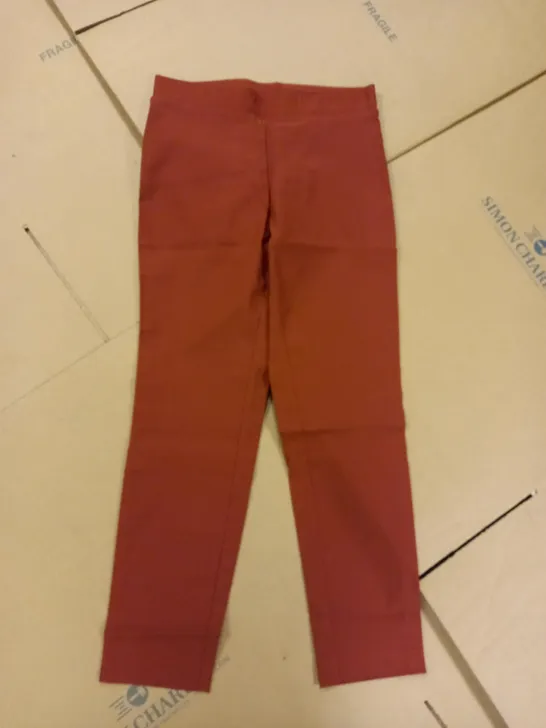 LOT OF APPROX 8 BRAND NEW MR MAX FASHIONS RUSSET SOFT STRETCH PETITE TROUSERS - SIZE 12