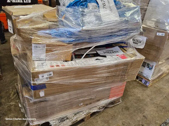 PALLET OF APPROXIMATELY 18 UNPROCESSED RAW RETURN HOUSEHOLD AND ELECTRICAL GOODS TO INCLUDE;