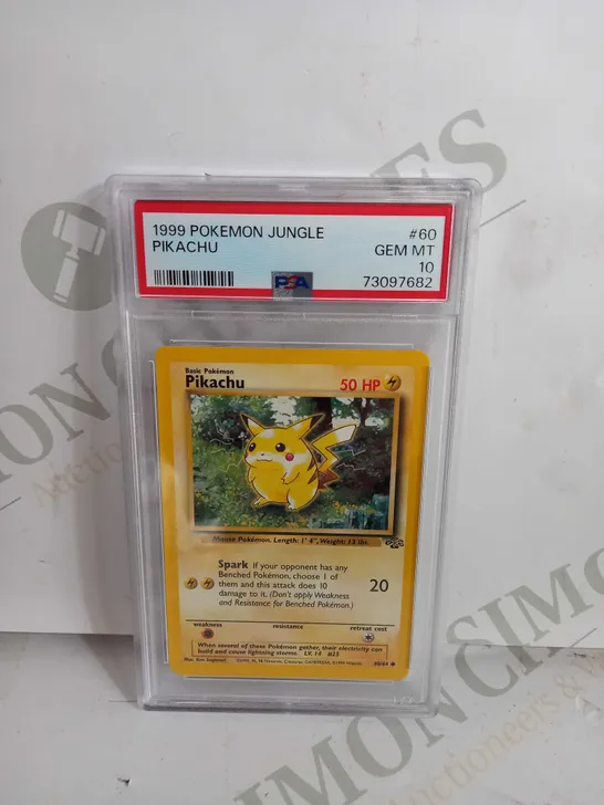 PSA 1999 POKEMON JUNGLE PINKACHU GEM MT - GRADE 10