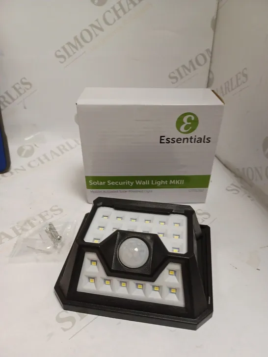 ESSENTIALS SOLAR SECURITY WALL LIGHT 