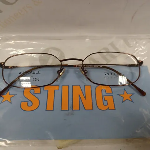 BOX OF APPROX 7 STING 4318 BROWN GLASSES 