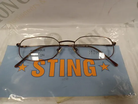 BOX OF APPROX 7 STING 4318 BROWN GLASSES 