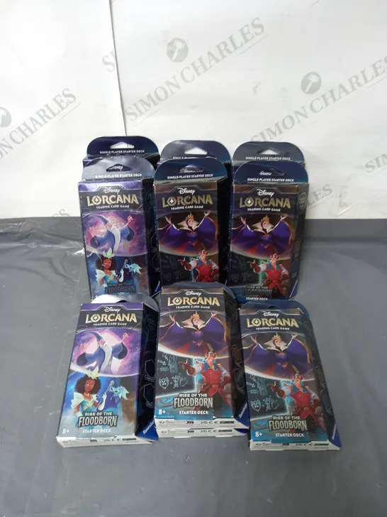 LOT OF 10 PACKS OF DISNEY LORCANA RISE OF THE FLOODBORN TRADING CARD GAMES