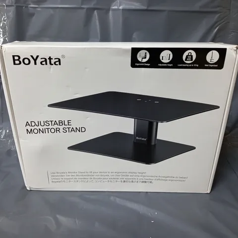 BOXED BOYATA ADJUSTABLE MONITOR STAND