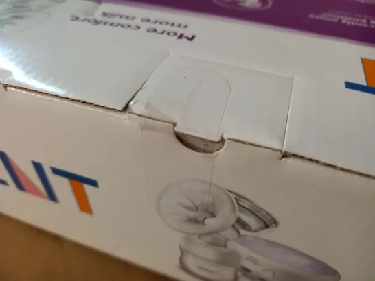 SEALED PHILIPS AVENT ULTRA COMFORT SINGLE ELECTRIC BREAST PUMP