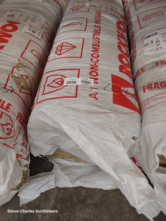 ROLL OF ROCKWOOL FLEXI SLAB ACOUSTIC INSULATION 1200 × 100 × 400mm TOTAL 4.32 sq m