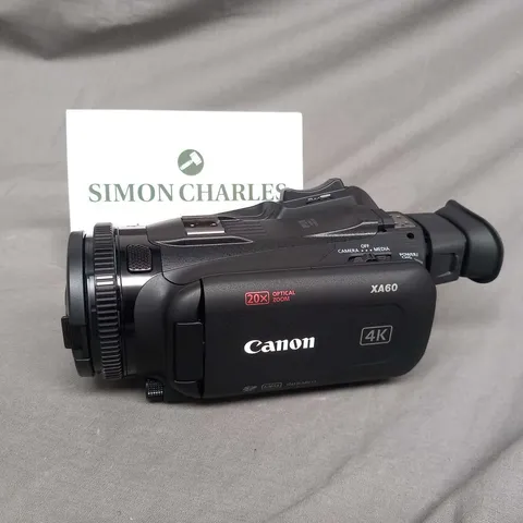 BRAND NEW BOXED CANON XA60 4K CAMCORDER