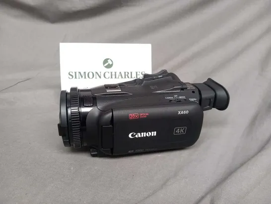 BRAND NEW BOXED CANON XA60 4K CAMCORDER